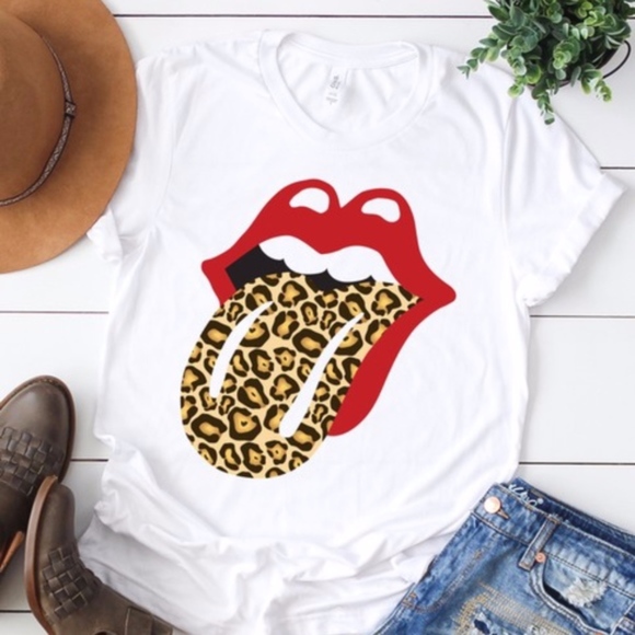 Bellanblue Tops - Rolling Stones Graphic Tee